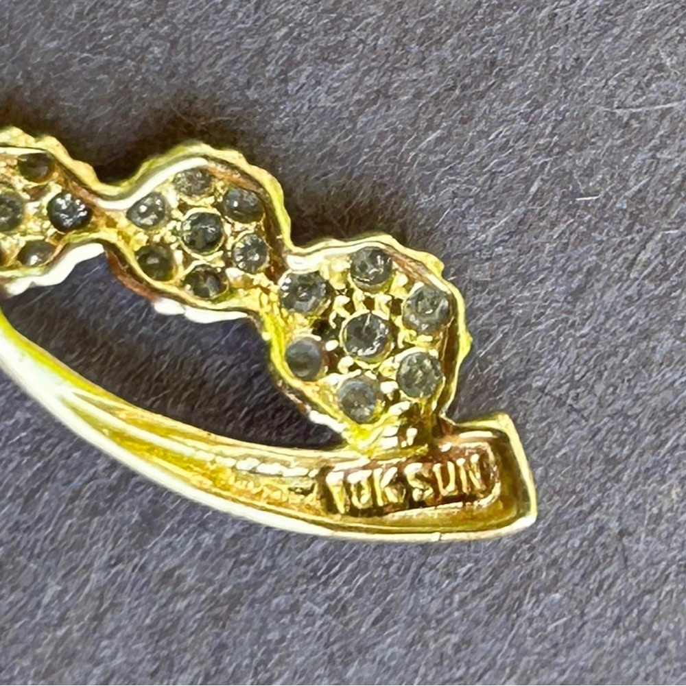 10k Gold and Diamond Waterfall Pendant - COPY - Picture 3 of 5